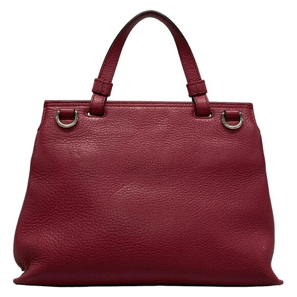 Auth GUCCI Bamboo Daily 370831 Pink Leather Handbag - Picture 2 of 16